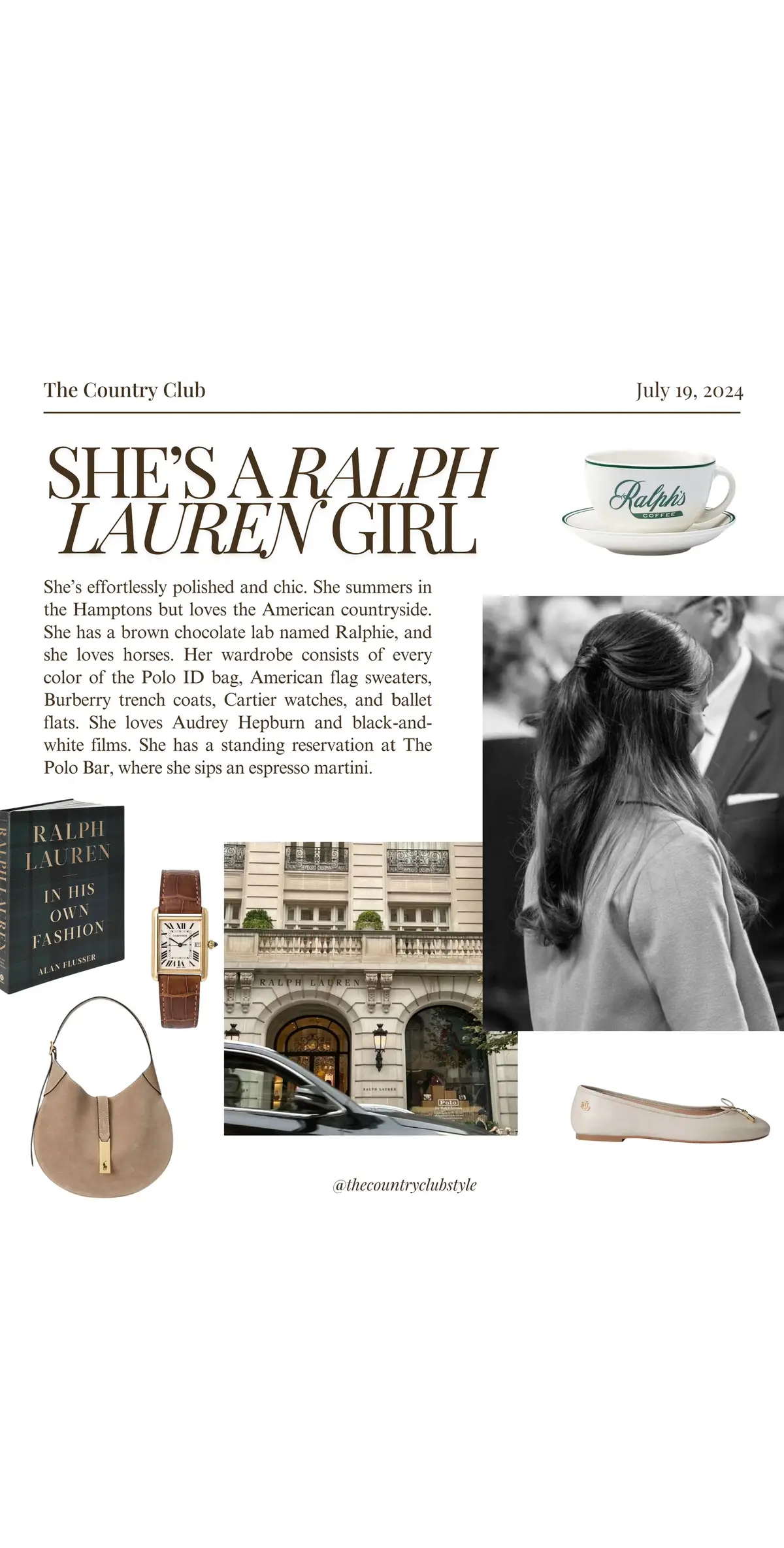 #pinterest #moodboard #ralphlauren #oldmoney #classicamerican 