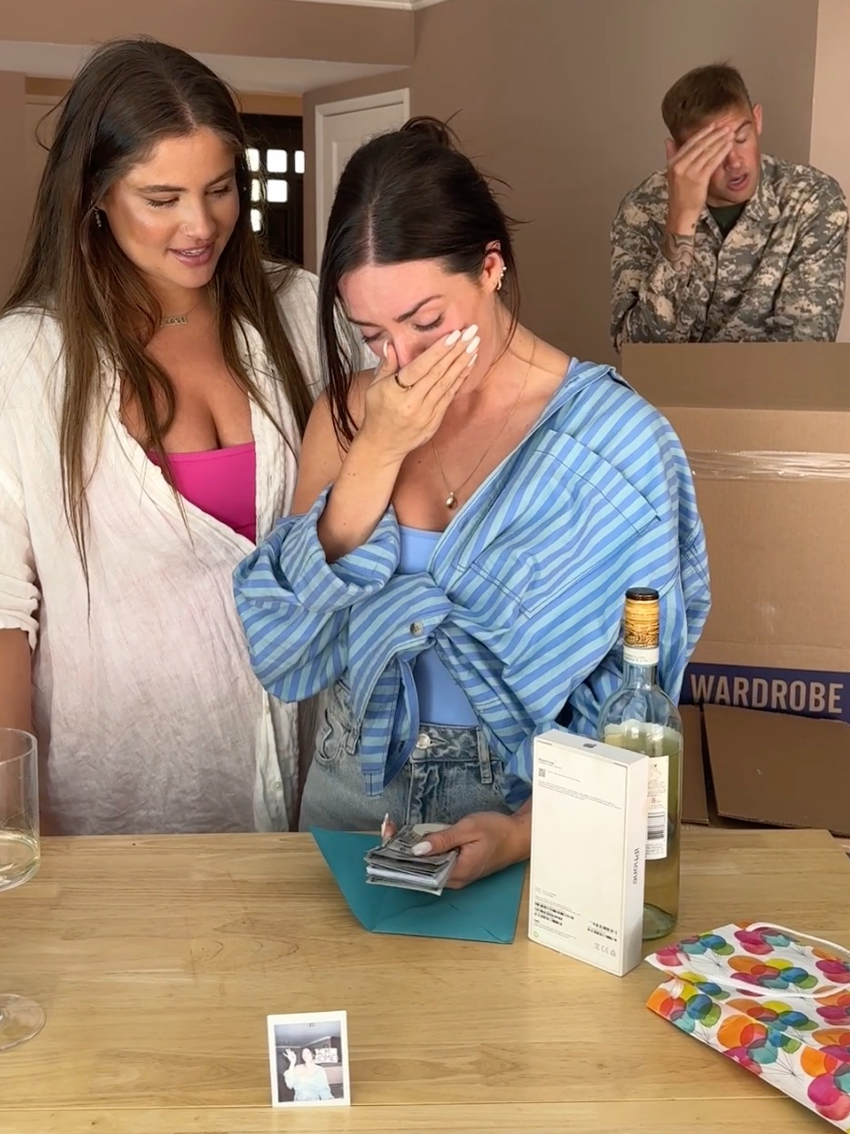 Soldier surprises wife in their new home with help of generous friends 🥹 PART 2