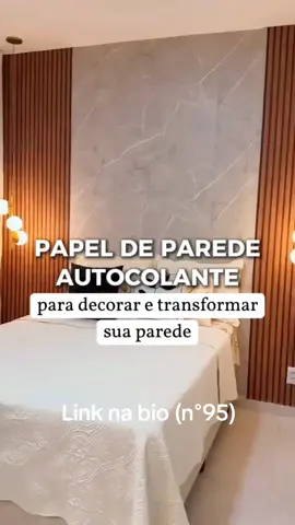 Papel de parede autocolante para decorar e transformar sua parede  LINK NA BIO ✨️ #papeldeparede #papelautocolante #papeladesivo #decoracao #acheinashopee #shopee 