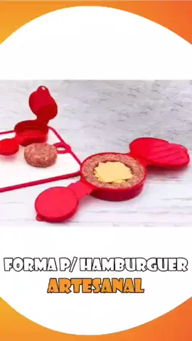 •Crie hambúrgueres caseiros, recheados e perfeitos em minutos. Fácil de usar e limpar, ela garante um formato ideal e recheio uniforme. Leve a experiência gourmet para sua cozinha e surpreenda todos com seus hambúrgueres artesanais! 🔗O link está na Bio, aproveite e nos siga.😀 #viralvideo #achadinhos #produtos #achadinhosdashopee #viral 
