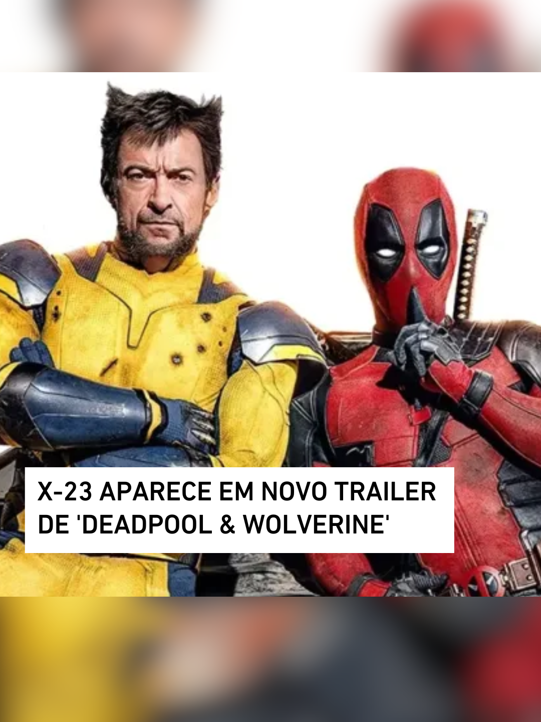 Nesta sexta-feira (19), a Marvel Studios divulgou o último trailer de 'Deadpool & Wolverine' antes da estreia do longa-metragem no próximo dia 25 de julho. O vídeo trouxe uma participação especial: X-23 (Dafne Keen), filha de Wolverine no filme 'Logan' (2017). O novo trailer também mostra mais da vilã Cassandra Nova (Emma Corrin). Reprodução: Marvel 📺 Confira na JP News e Panflix #deadpool #wolverine #deadpoolewolverine #marvel