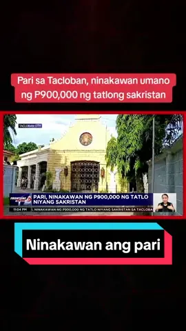 Ninakawan ang isang parish priest sa Tacloban ng P900,000. Tatlo niyang sakristan ang itinuturong mga suspek. #News5 #FrontlineTonight #BreakingNewsPH 