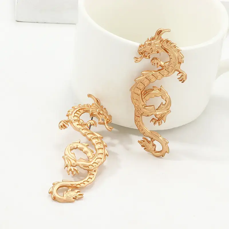 Vintage Chinese Dragon Stud Earrings for Women Punk Personality Animal Totem Earrings Statement Jewelry Gift #jewelry #jewels #jewel #fashion #gems #gem #gemstone #bling #stones #stone #trendy #accessories #Love #crystals #beautiful #OOTD #style #fashionista #accessory #instajewelry #stylish #cute #jewelrygram #fashionjewelry