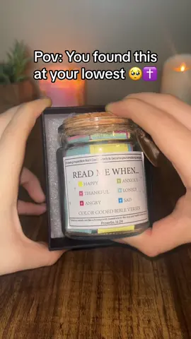 These Bible Verse jars always make me feel better 🥺🙏
