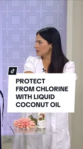 Summer hair must have… #coconutoil #chlorinehair 