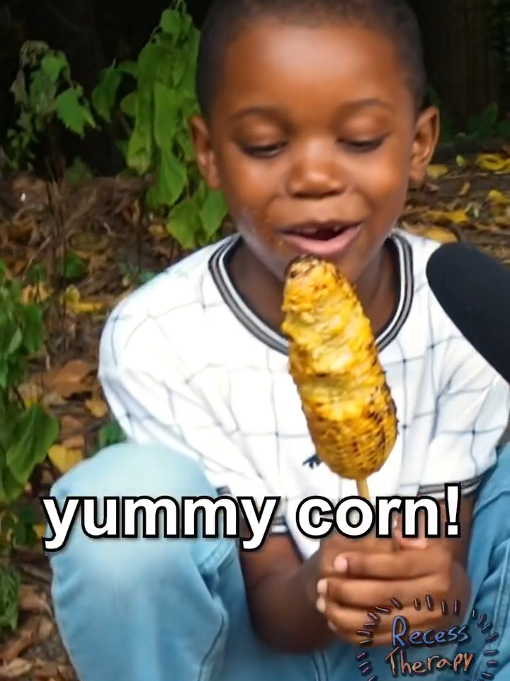 He's speaking more facts than most adults! 🌽🔥 #recesstherapy #cornkid #corn