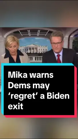 As calls continue for Biden to drop out of the 2024 presidential race, #MorningJoe’s Mika Brzezinski emphasizes his historic accomplishments and expresses concern that Democrats lack a strong, vetted alternative: 