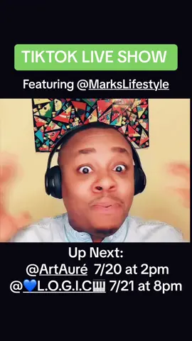 #TIKTOKLIVE Thank you @Marks Lifestyle for this interview!!!! We had a great time!!! We talked about #Content #Fitness and #Relationships 🙌🏽 I had my Uncle @Kire Senoj this afternoon and it was 🔥🔥🔥🔥🔥. We talked about #Trump #Generations and #Music  Make sure yall dont miss the next ones!!!  We have @Art Auré and @💙L.O.G.I.C🎹 up next!!! Im sooooo excited and I cant wait to see you there!!!! 