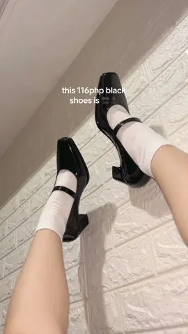 shoes from tiktok is 🔛🔝😍 #blackshoes #blackshoeswithheels #shoesrecommendation #schoolshoes #fashiontiktok #tiktokshop #tiktokbudolfinds  