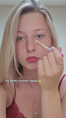 the perfect summer makeup ✨️🩷 #makeup #summermakeup #naturalmakeup #fyp