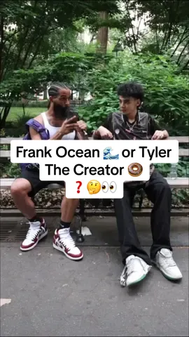 Frank Ocean or Tyler The Creator 👀🫣😱 Who Do You Pick? COMMENT DOWN BELOW✅❗️ #rap #music #hiphop #fyp  #Q&A #publicinterview #publicreaction #viral #streetinterview #newmusic 