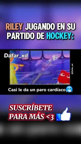 Riley jugando su partido de HOCKEY  || Momentos Divertidos de Intensamente 2 #Dafar_xd #momentosxd #intendamente2 #insideout2 #momentosdivertidos #riley 