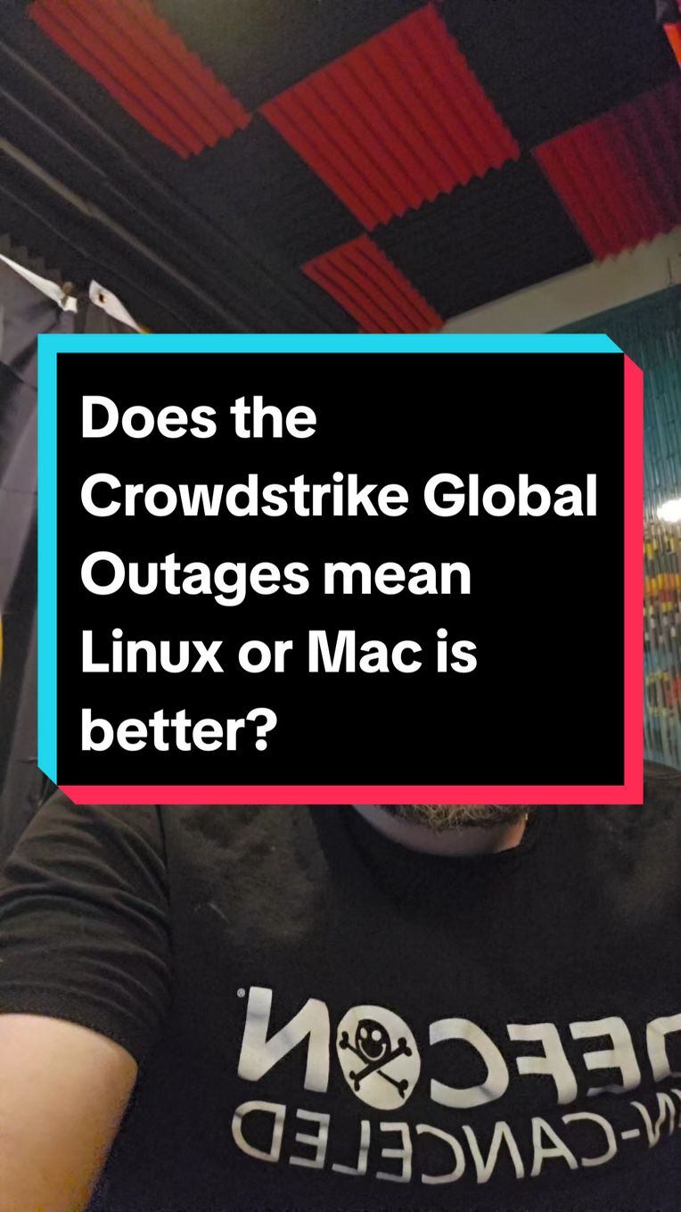 Replying to @danhabot this isn't an issue of which OS is better it's an issue of software developers need to test better before pushing to production #cybersecurity #crowdstrike #IT #computerscience #outage #airtravel #Mac #windows #Linux 