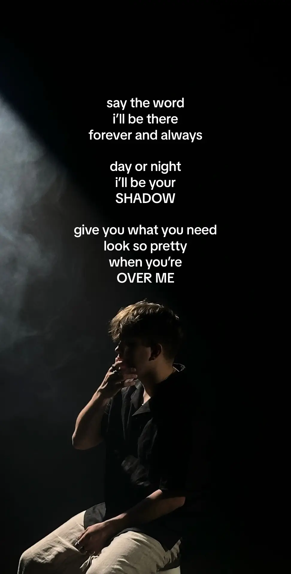 day or night i’ll be your shadow… #overme #BookTok #chaseatlantic #theweeknd 