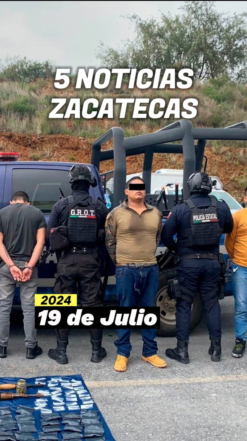 Las #noticias más importantes #Zacatecas 18 de #Julio 2024  1.- Se #Desborda río en #MiguelAuza  2.- #Aeropuerto de #calera afectado por reset de #Microsoft  3.- #JulioCésarChavez en #Tabasco  4.-#Amlo y #ClaudiaSheinbaum en el estado 5.-Agarran a 4 en #LomasDelLago  #News #Chicago #CrowdStrike 