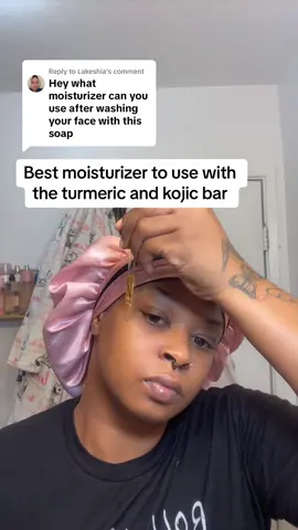 Replying to @Lakeshia products used Glow facial oil, turmeric facial moisturizer all products fan be found on my profile ✨  #skincaretips #creatorsearchinsights #darkspottreatment #turmericsoap #turmericbar #skincaretips #skincareroutine #blackgirlskincare #grwmskincareroutine 
