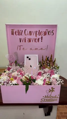 ¡Te amo!  #iphone #regalo #flores #sorpresa #miamor #viral #cumpleaños #buchon 