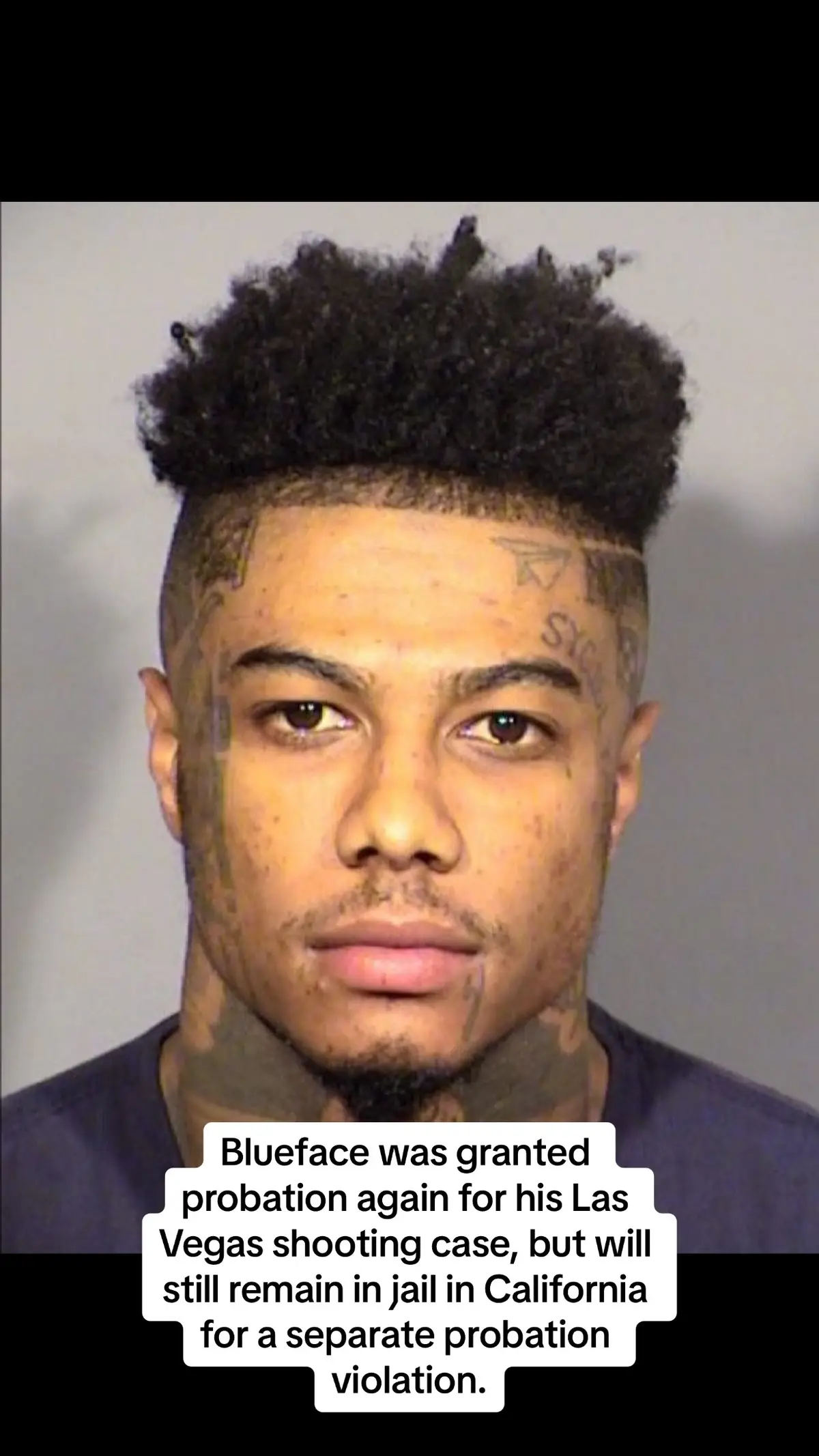 Blueface was granted probation again for his Las Vegas shooting case, but will still remain in jail in California for a separate probation violation.