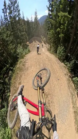 Having the most fun on a DH bike from 2015! #mtb #pov #gopro #sendit #mountain #bike #park #whistler #fun #fy #fyp 