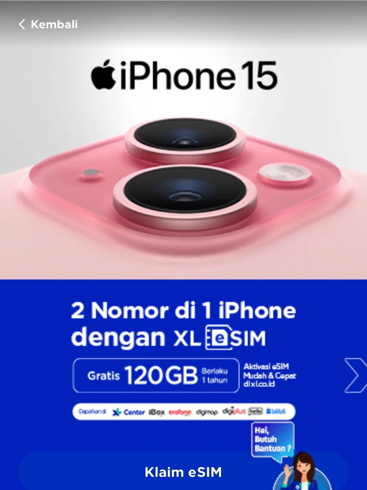 https://www.xl.co.id/esim-bundling/iphone #iphone #XL #xlaxiata #ios #iphone13 #ios17 #ios18 #fyp #fypシ 