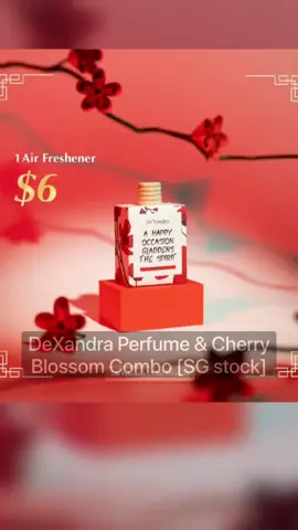 DeXandra Perfume & Cherry Blossom Combo [SG stock] Sakura scent - Home Fragrance Only S$34.20!