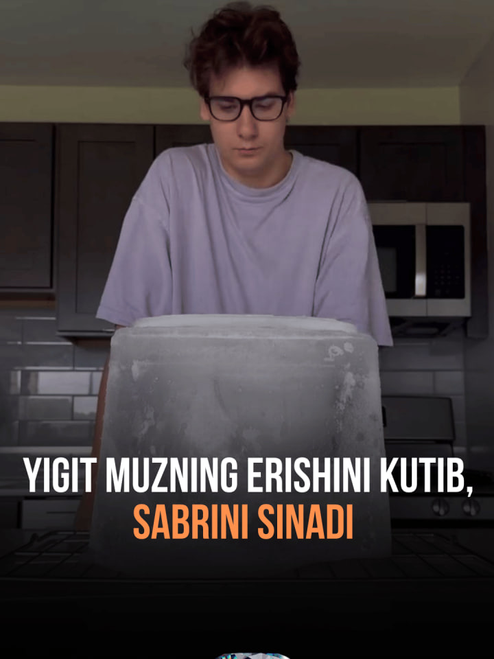 #news Yigit muzning erishini kutib, sabrini sinadi