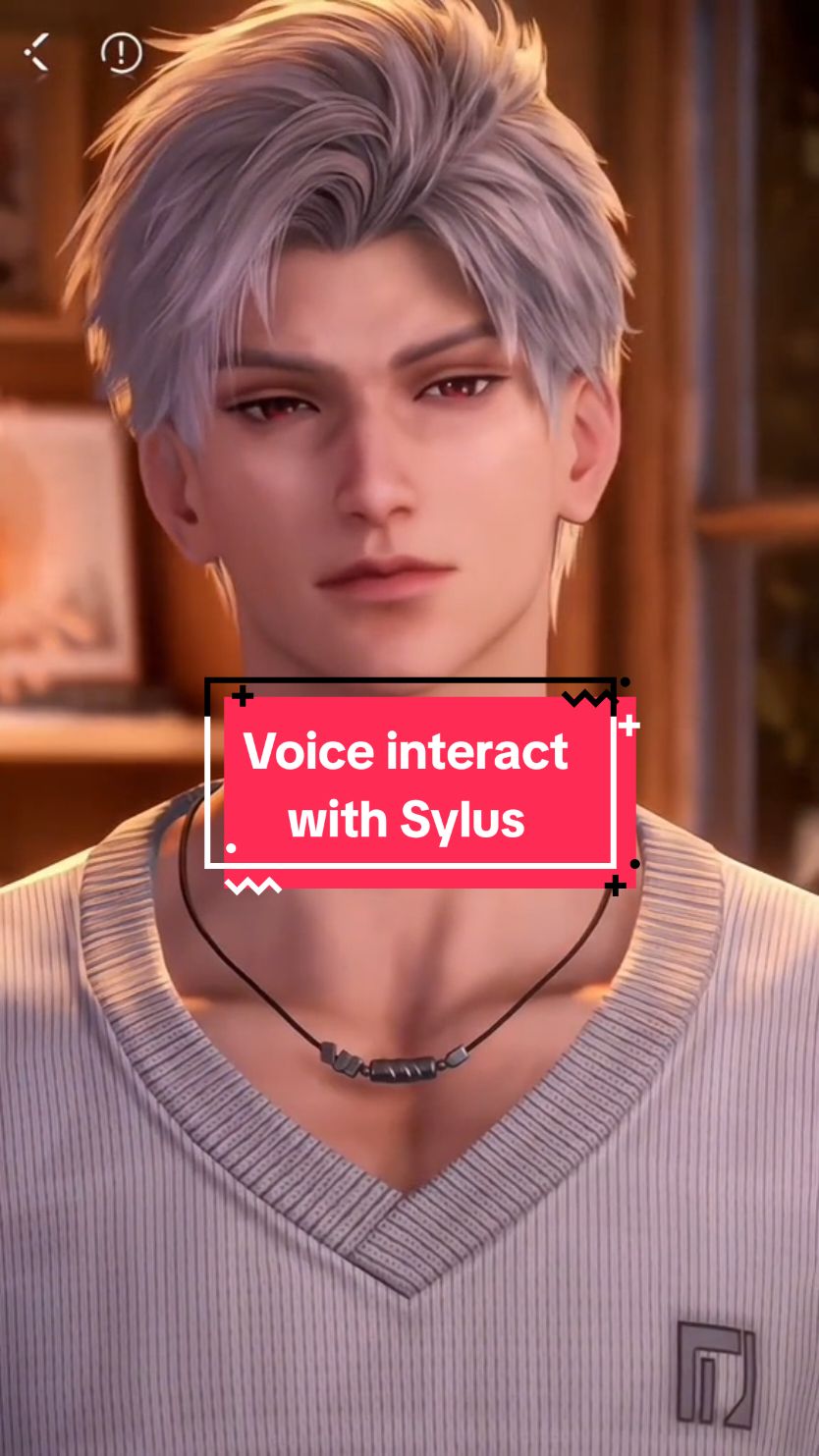 Voice interact with Sylus #loveanddeepspace #loveanddeepspacecharacters #loveanddeepspacesylus #sylusloveanddeepspace #sylus #game 