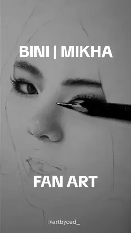 BINI Mikha Drawing @bini_mikha  #binimikha #bini #cherryontop  #drawing #art  #fanart  #fyp #foryoupage 