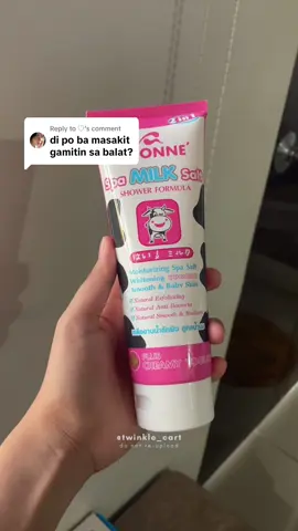 Replying to @♡ ang creamy ng texture kaya hindi masakit gamitin pang-exfoliate sa skin, nakakaputi pa ✨ #abonne #abonnebeauty #abonneph #abonnephilippines #milk #salt #bodyscrub #scrub #beauty #skincare #moisturizing #exfoliation #skin #bath #soap #bodycare #skincareroutine #shower #exfoliatingscrub 