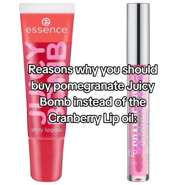 Reason Nr 1 🤷‍♀️🤷‍♀️ #essence #essencecosmetics #juicybomb #cranberrylipoil 