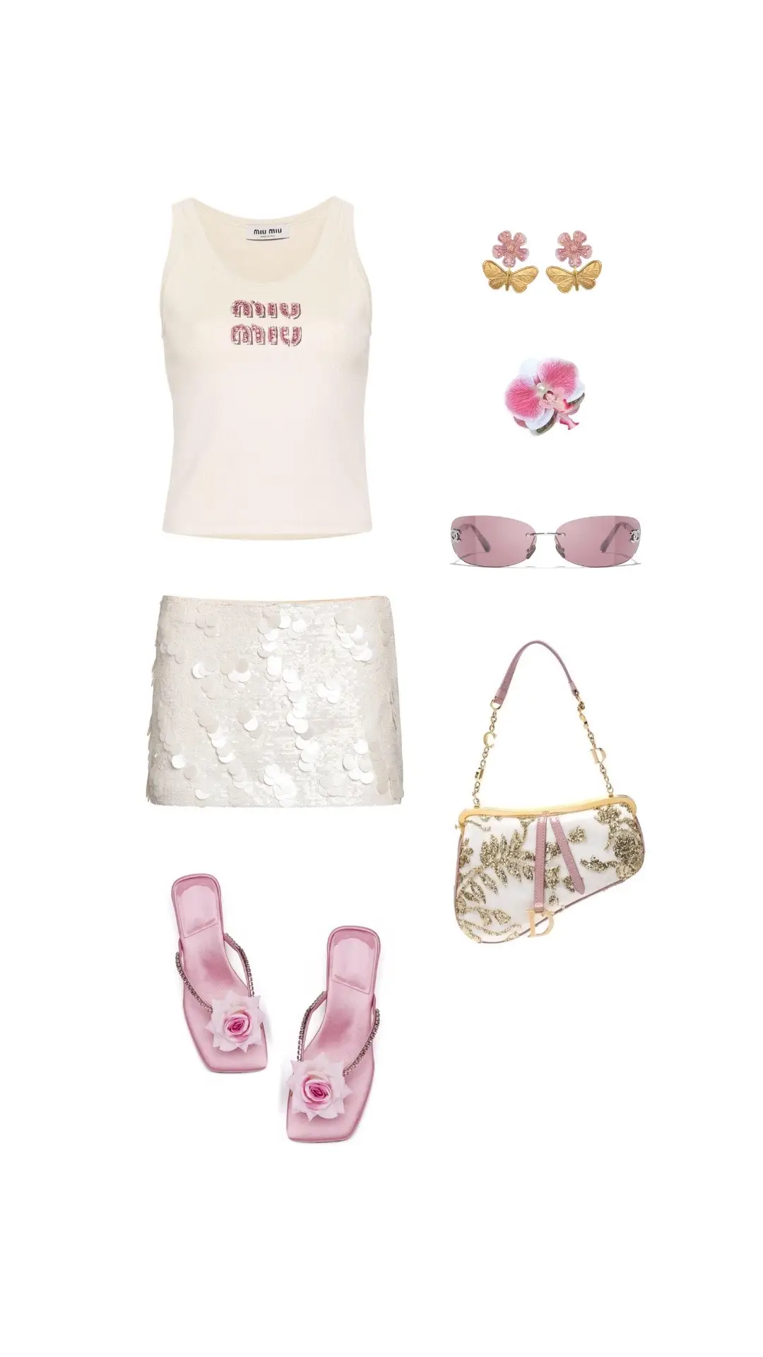 Im just a girl outfits🌸 #styleinspo #minidress #fashion #summeroutfit #itgirl #miumiu 