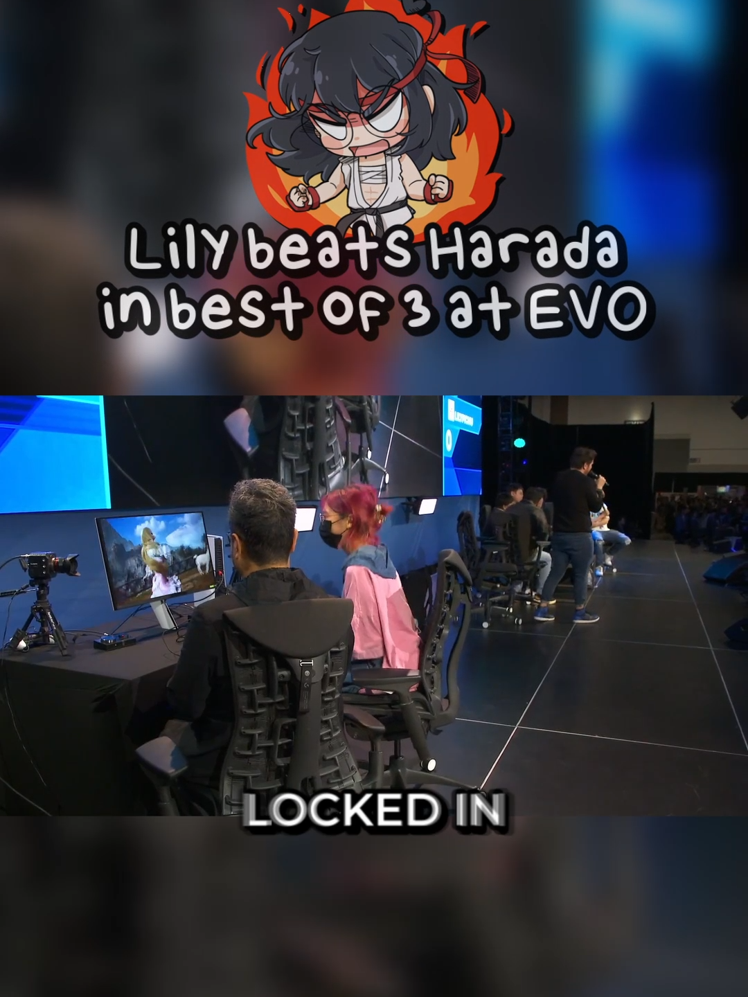 I beat Harada at Evo 2024!!! #lilypichu #tekken #evo