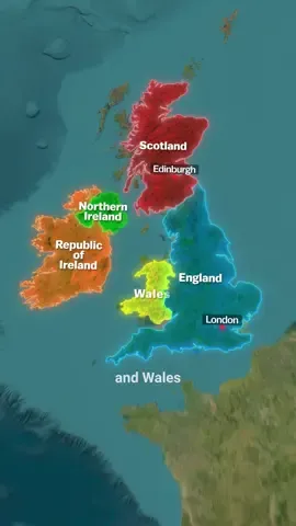 The Difference between Great Britain 🇬🇧 the UK and England📍 #greatbritain #unitedkingdom #england #ireland #britishisles #Scotland #Wales #uk #island #border #learn #map #maps #geography #history #viralfact #facts #fyp #interestingfact #geotok #historytok 