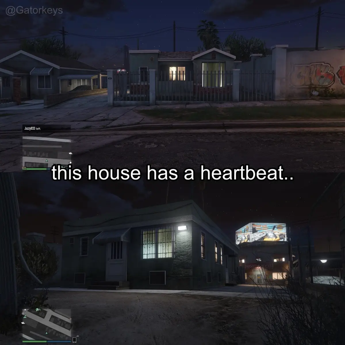 the house with a heartbeat.. #gta5 #gta5clips #gta5online 