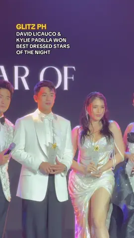 #DavidLicauco and #KyliePadilla won Best Dressed Male and Female Stars of the Night at the #GMAGala2024. 