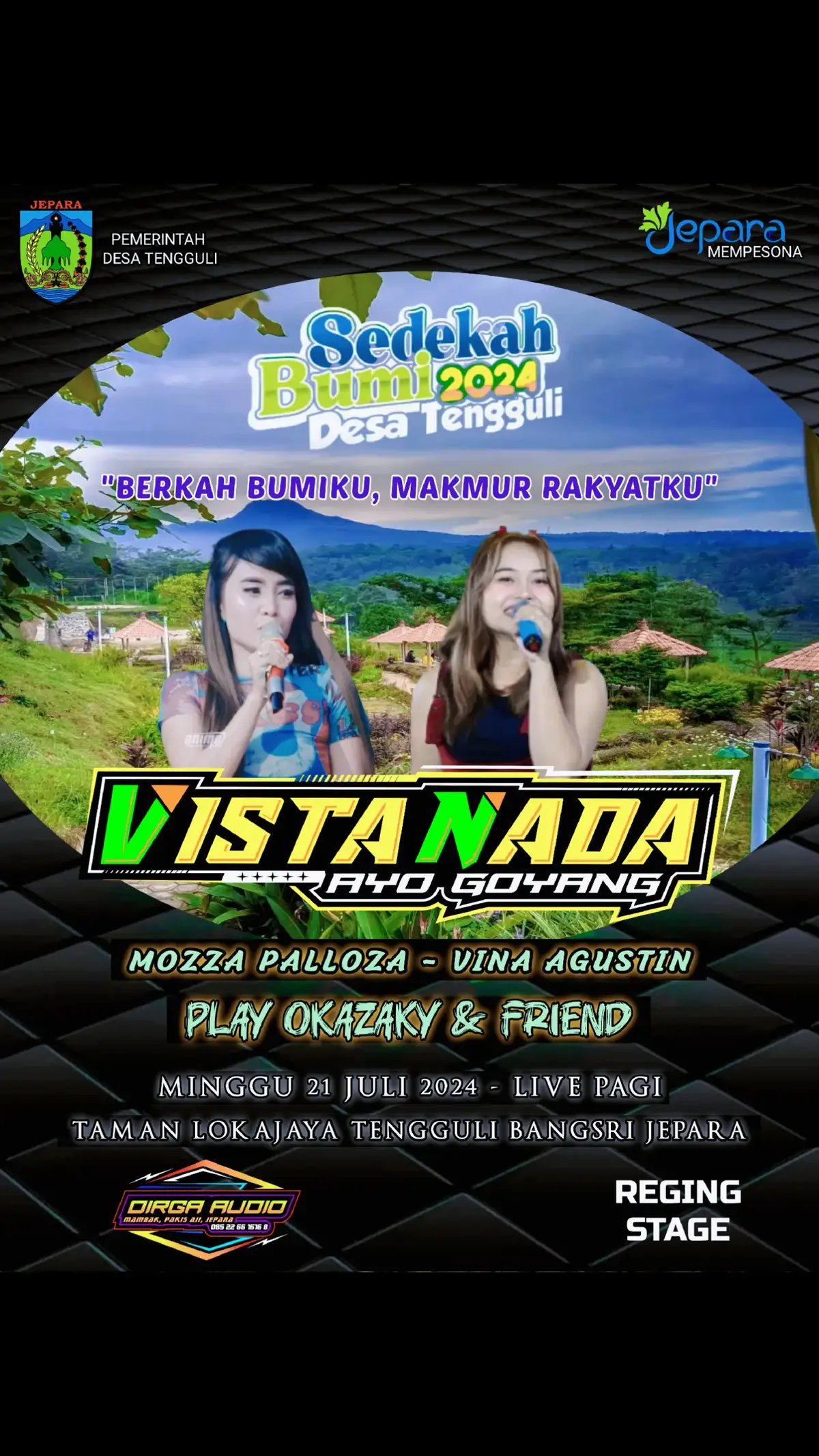 besok pagi ya Bosque,taman lokajaya😇 @okazacky @mozzapallozza @dirgaaudio Dkk #vistanada #vistanadajepara #infojob0882008083947 #infodangdutjepara #infoorkeskudus #infoorkespati #infoorkesdemak #infoorkesjatimjateng #dirgaaudiojepara #tamanlokajaya #Sedekahbumidesatengguli #festival 