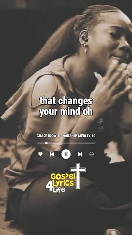 You are not a man that changes your mind oh #gospellyrics4life #gospelmusic #christiantiktok #worship #graceidowu 