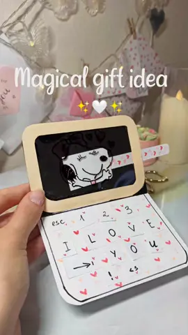 Magical gift idea 🤍 ✨ #magic #easy #amazing #tutorial #DIY #craft #gift #creative #inspiration #Love #handmade 