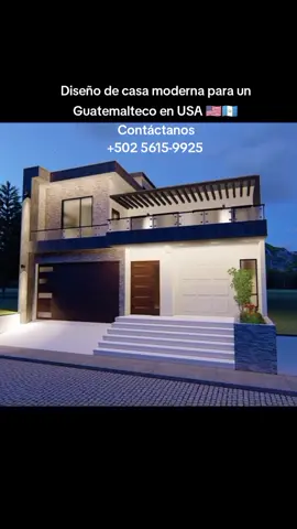 Diseño de casa moderna y planos de casa para un latino en Usa #planosdecasas #casas  #usa #guatemala #diseñodecasas #planos #casasmodernas #california #miami #LA #Texas 