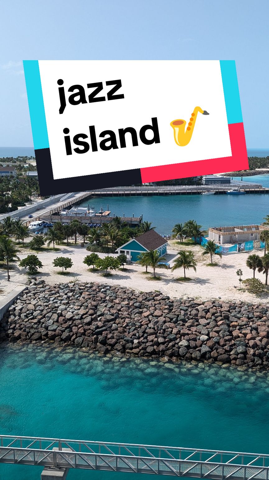 MSC's private island in the Bahamas won with the beautiful scenery and excellent music. 🎷  #JazzTok #MSC #CruiseTok 