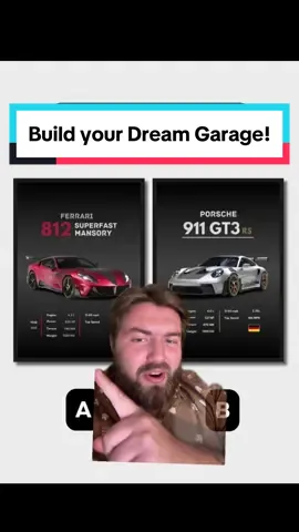 Build your dream Garage! What would you pick? 🤔#greenscreen #cars #carsoftiktok #cartok #carguy #carcommunity #ferrari #lamborghini #porsche #mclaren #mercedesbenz #carfilter 
