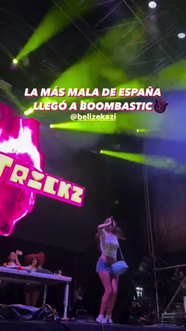 Bbtrickz llego a Boombastic Festival, “Yo Soy La Mas Mala De España” es la primera cancion del concierto. 🇪🇸 #bbtrickz #bbtricks #boombasticfestival #fyp #parati @Bb trickz 
