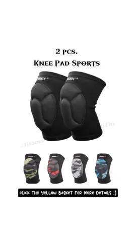 2 Pcs Sponge Sports Knee Pads knee brace support Protect Anti-Collision Breathable Volleyball Tennis under ₱208.00#kneepads #fypシ 