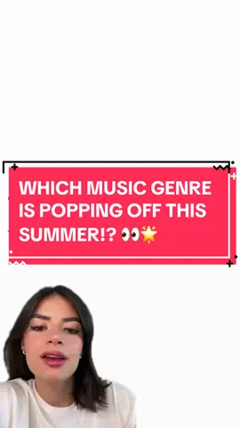Which music genre is taking over the summer this year? 👀🎶🌞#greenscreen 