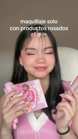 las girls solo compramos maquillaje de empaque rosado 🩰🫶🏻 #makeup #maquillaje #makeuptutorial #pinkmakeup 