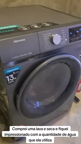 Lava e seca Hisense 13 kg. Muito boa e barataa🤑 @Hisense  #lavaeseca  #limpeza 