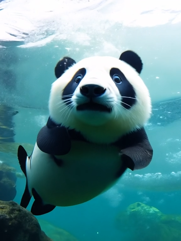 PandaFish!! #panda #beautiful #shorts #cute #cuteanimals #viralvideotiktok #viral #viralvideo #Love #fyp #foryou #foryoupage #tiktok #trending #trend