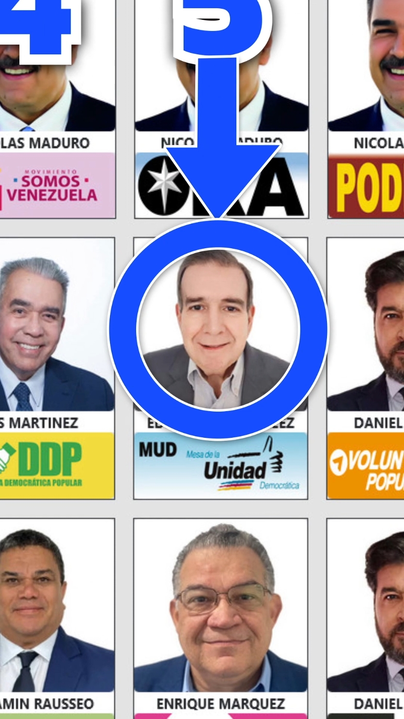 Video que edité para enseñar a votar por Edmundo! Cuenta 5, baja 1, vota en la manito por Edmundo para todo el 🌎🌎🌎 @Norlymar Miranda Guerra🇻🇪  @Edmundo González Urrutia  @María Corina Machado  @Plataforma Unitaria Democrátic  @delsasolorzano @Comando Con Venezuela  @JóvenesConVzla  @encuentrociudadan  @Vente Venezuela  @𝙑𝙚𝙣𝙩𝙚𝗖𝗼𝗻𝗩𝘇𝗹𝗮  #democracia #venezolanos #libertad #edmundogonzalez #elecciones2024 #venezuelatiktok #venezuela #caracas #votaciones2024 #eleccioneslibres 