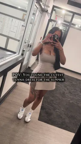10/10 🌟 I have a size small and its super stretchy 🤗  #tennisdress #tennisskirt #tiktokoutfit #summersale #fypage 