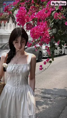 Váy Kaki Trắng 2 Dây Nhún ng Cinh 🎀 #vaytrangxinh #vaytrang #vayxinhmoingay #vayxinhnhenhang #vaydamnu #đầm_váy_nữ #cute #xuhuong #fashion #y#thoitrangnu #OOTD #outfitideas #outfit #thờitrangnữ #fypシ゚viral 